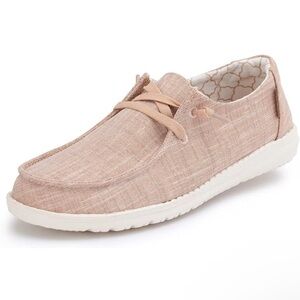 Hey Dude Wendy Slip On Shoes Sparkling Rose Gold Color Size 7 Women’s